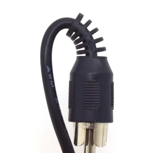 Miniatura 3 de Paquete de 2 cables RCA a cable desnudo, cable de altavoz de 1.0 ft/1 pie a audio macho conector RCA adaptador enchufe para repuesto RCA cable