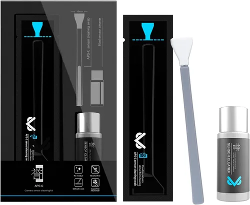 Miniatura 10 de VSGO Kit de limpieza de sensor de fotograma completo, 12 hisopos de sensor y limpiador de sensor de 0.3 fl oz para cámara DSLR Nikon Sony Canon