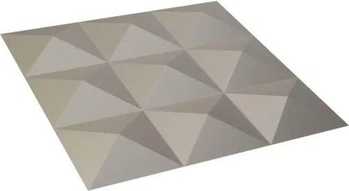 Miniatura 6 de Ekena Millwork 19 5/8 pulgadas de ancho x 19 5/8 pulgadas de alto Benson EnduraWall Panel decorativo de pared 3D, aluminio