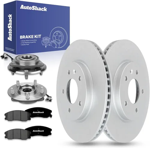 Miniatura 14 de Autoshack RHBBK0466 - Kit de freno delantero de repuesto para Chevrolet Equinox Captiva Sport Saturn Vue Pontiac Torrent Suzuki XL-7, rotores