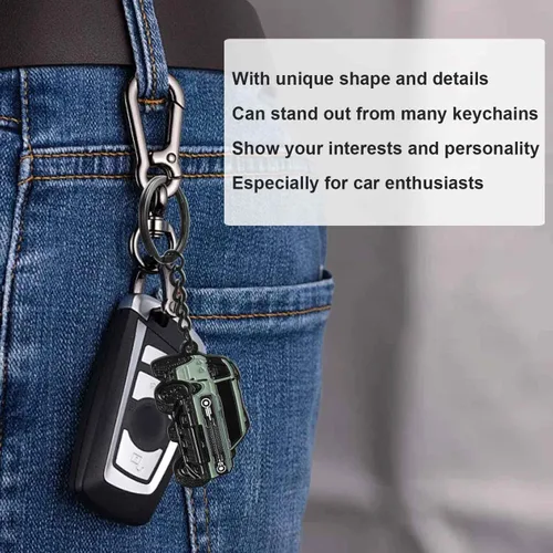 Miniatura 3 de Llavero para Bronco Sport, Llavero de Coche Compatible con Bronco Sport 2021 2022 2023 2024 4 puertas Accesorios de Llavero Funda para Llave