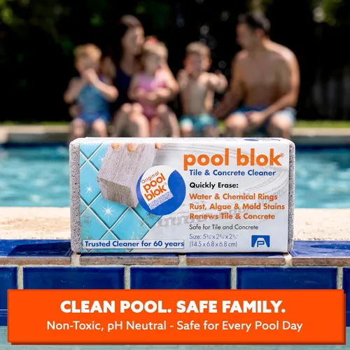 Miniatura 7 de Pumie - Paquete de 2 piedras pómez para limpieza de azulejos de piscina, removedor de calcio para manchas de azulejos y yeso, limpiador