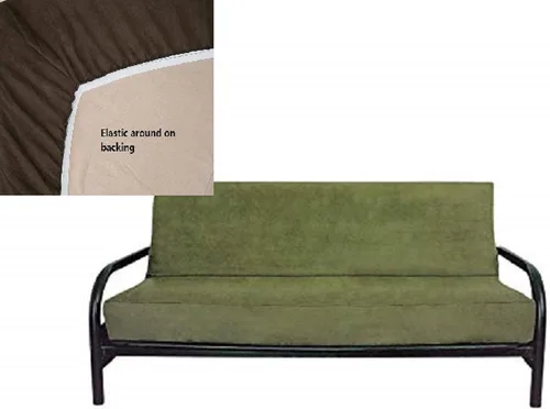 Miniatura 14 de OctoRose Funda de futón ajustable, de fácil ajuste, de 39 x 75 + 8 pulgadas, tamaño individual, color verde, funda de colchón de microgamuza