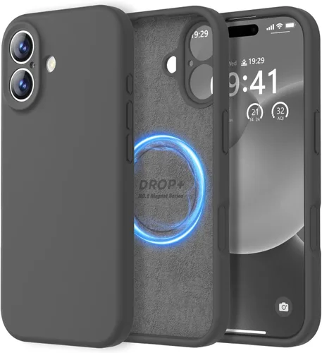 Miniatura 319 de LOVE 3000 Compatible con Funda para iPhone 15, [Cámara de Cobertura Completa de Silicona Suave] [Protección contra Caídas de 8 pies], Forro de Negro