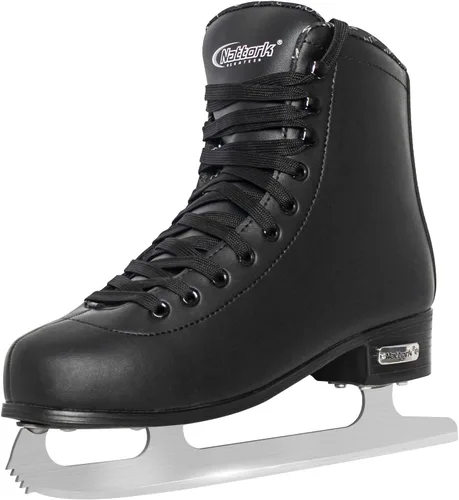 Nattork Patines de Figura con Hojas de Acero Inoxidable de Excelencia para Patinaje sobre Hielo con Soporte Mejorado, Rendimiento de Fuerza y