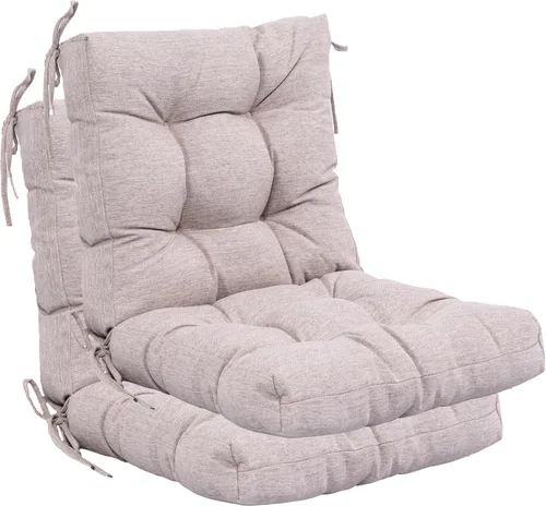 Miniatura 68 de QILLOWAY - Cojín o respaldo para asiento de exterior, cojín de repuesto, primavera/verano, Moderno, Beige