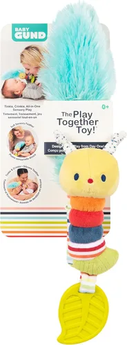Miniatura 7 de GUND Baby Tinkle Crinkle Collection The Play Together - Peluche sensorial de oruga, 12 pulgadas Caterpillar 12