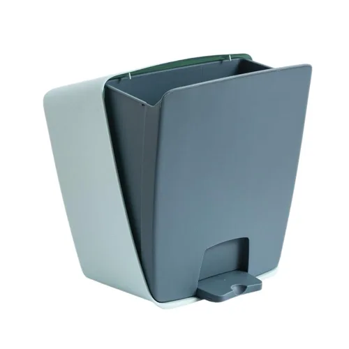 Contenedor de basura Cubo De Basura Con Pedal, Capacidad De 30 Grados, Apertura Inastillable, Almacenamiento De Basura, Cocina, Baño, Suministro De