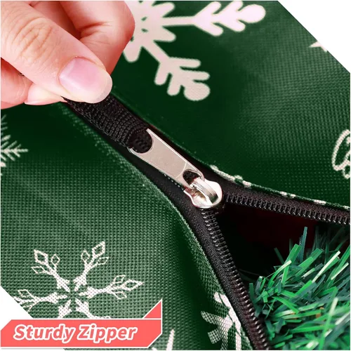 Miniatura 3 de RICHIE Bolsa de almacenamiento para árbol de Navidad de 7.5 pies (juego de 3 piezas), bolsa Oxford 600D para árbol de Navidad a prueba de desgarros
