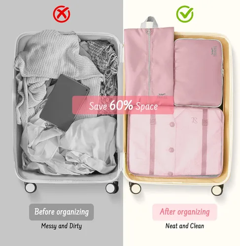 Miniatura 4 de Cubos de embalaje para maleta, Upgrade-Rosa