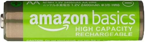 Miniatura 3 de Amazon Basics Paquete de 16 baterías recargables AA NiMH de alta capacidad, 2400 mAh, 1.2 V, baja autodescarga, precargadas, recarga hasta 400 veces