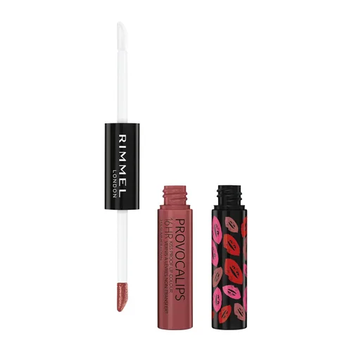 Miniatura 18 de Rimmel London Provocalips 16hr a prueba de besos color labial - Lápiz labial líquido de dos pasos para fijar el color y el brillo - 730 Make Your