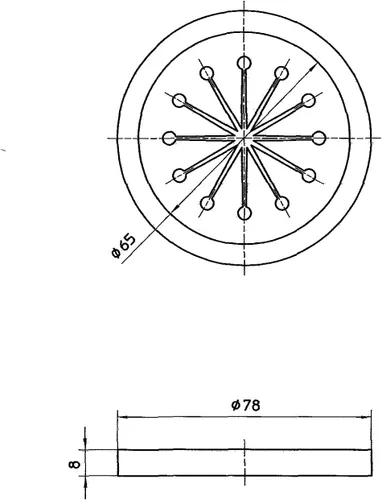 Miniatura 4 de Sanei robinet ?vier [parties] pour chrysanth?me d'?coulement couvercle de craquage (H65 H65-50 pour Sanei fait) PH65-9 (japon importation)