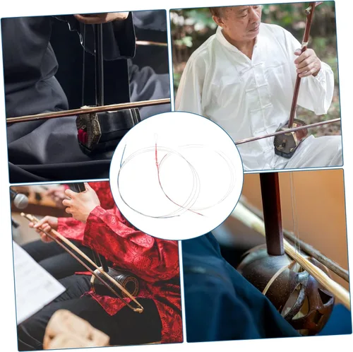 Miniatura 3 de SUPVOX 15sets Full Erhu Strings Wire Core Wire High Resonance Comfortable Hand Feel Erhu Accessories