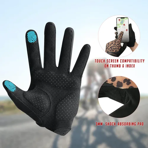 Miniatura 7 de Guantes de entrenamiento ventilados para mujeres y hombres con dedo completo. Guantes de levantamiento de pesas con ventilación completa de la palma