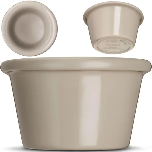 Miniatura 2 de Carlisle FoodService Products S27542 Ramekin de melamina liso, capacidad de 1.5 onzas, color hueso (caja de 48)