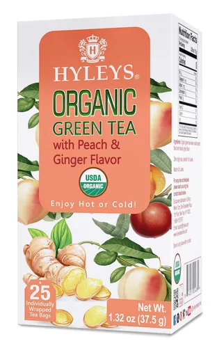 Miniatura 15 de Hyleys Té verde orgánico sabor a bayas de acai y arándanos - 25 bolsas de té