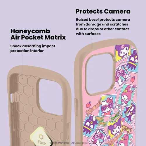 Miniatura 4 de iFace Funda para iPhone 14 Pro (6.1 pulgadas) Hello Kitty y sus amigos de primera clase, bonita funda protectora a prueba de golpes de doble capa
