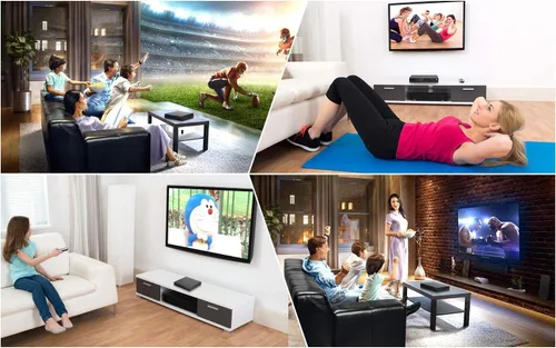 Miniatura 8 de Reproductor de DVD HD, Reproductores de CD para el hogar, reproductores de DVD para TV, cable HDMI y RCA incluido, conversión a HD 1080p, todas