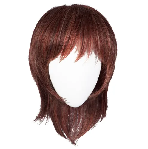 Miniatura 25 de Raquel Welch Hairuwear, peluca de longitud media con capas de volumen sutil y lazo negro, gorra de tamaño medio, RL10/12 castaño iluminado por el sol