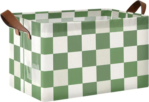 Miniatura 33 de senya Cesta de almacenamiento 1 unids grande plegable bolsa de ropa rectangular plegable tela cesta de lavandería plegable cubo de lavado plegable