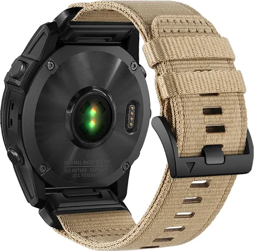 Miniatura 10 de Abanen Correas de reloj de nailon de 0.866 pulgadas de ajuste rápido mejoradas para Garmin Fenix 8 de 1.772 pulgadas / Fenix 7 / epix Pro 1.772