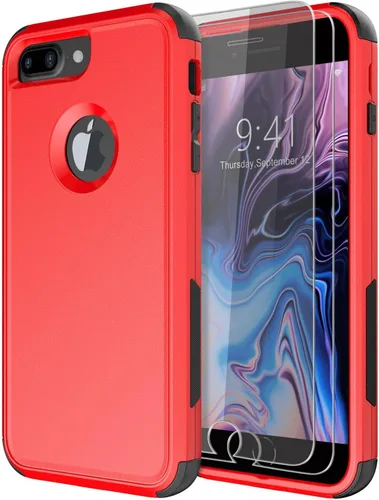 Miniatura 11 de Diverbox Funda [A prueba de golpes] [A prueba de caídas] [A prueba de polvo], Cubierta de protección resistente para teléfono para Apple iPhone 8