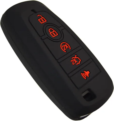 Funda de llave de silicona para Ford F150 Mustang Explorer Expedition Escape Edge Bronco Transit Maverick y Lincoln Navigator Nautilus Aviator