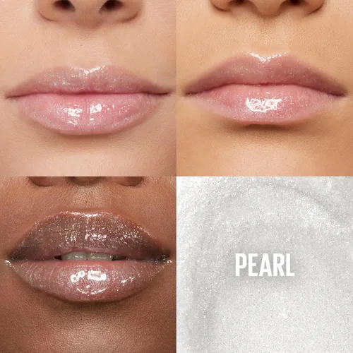 Miniatura 2 de Maybelline Lifter Gloss, Brillo de Labios Hidratante con Ácido Hialurónico, Alto Brillo para Labios Más Llenos, Perla, Perla Plateada Transparente