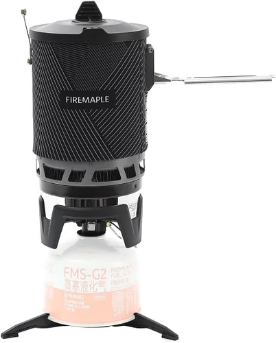 Estufa portátil Fire-Maple Star X2 Pro para mochileros y campamentos - Herramienta de cocina de campamento rápida, compacta y eficiente para Negro