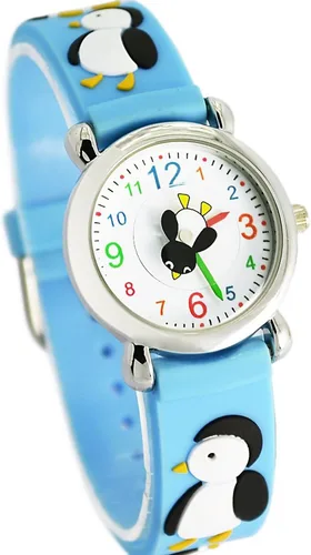 Jewtme Lindos relojes para niños pequeños de 3 a 8 años, reloj analógico de dibujos animados con banda de silicona 3D para niñas y niños pequeños