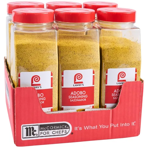 Miniatura 25 de Lawry's Condimento, Adobo, condimento multiusos, hecho para chefs, mezcla clásica de ajo, orégano, cúrcuma, sal y pimienta negra, para tacos, pollo