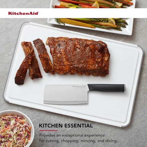 Miniatura 3 de KitchenAid Tabla de cortar clásica de plástico con abrelatas/abrebotellas KitchenAid