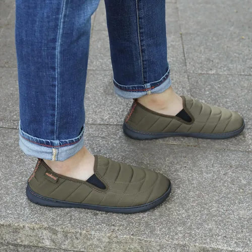 Miniatura 6 de Pantuflas para hombre de espuma viscoelástica para exteriores, zapatos de casa para interiores