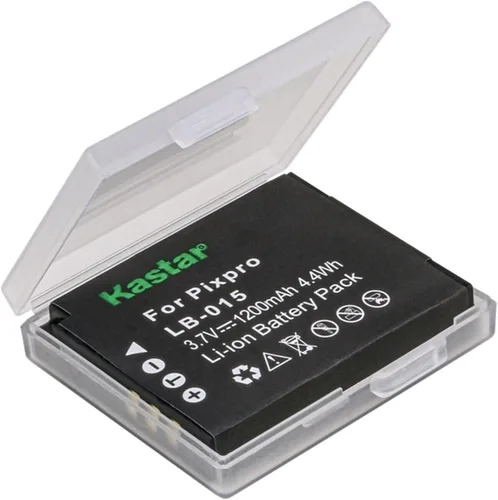 Miniatura 3 de Kastar Batería LB015 de repuesto para batería recargable de iones de litio Kokad LB-015 y cámara digital Kokad PIXPRO WPZ2