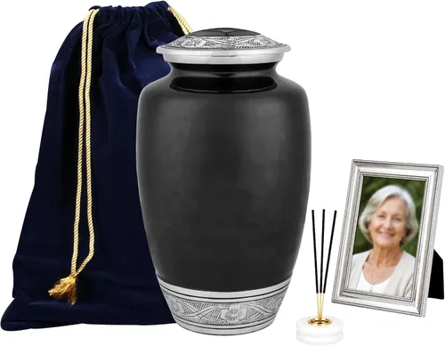 Miniatura 29 de Urnas para cenizas humanas adultas, mujeres y hombres de más de 200 pulgadas cúbicas, urna decorativa de entierro, urnas de cremación funeraria