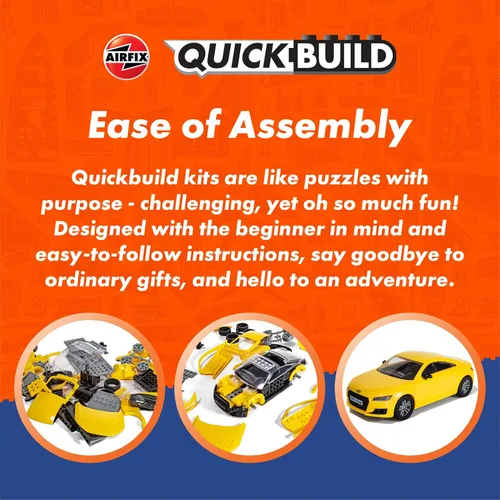 Miniatura 3 de Airfix Quickbuild Messerschmitt 109 - Kit de construcción de modelo de plástico de avión en ladrillo J6001