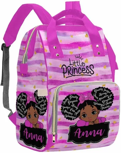 Miniatura 23 de Artsadd Bolsa de pañales con foto personalizada para mamá, mochila personalizada con correas para cochecito, bolsa de hombro de viaje grande, bolsa