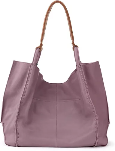 Miniatura 4 de The Sak Los Feliz Large Tote Bag in Leather, Roomy, Unlined Purse with Single Shoulder Strap