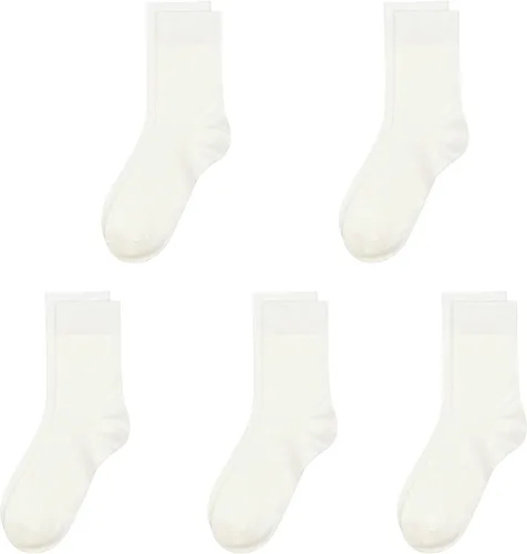 Miniatura 34 de SERISIMPLE Calcetines de bambú de viscosa para niños, calcetines escolares antiolor para niños y niñas, uniforme, ligeros, con costuras planas, 5