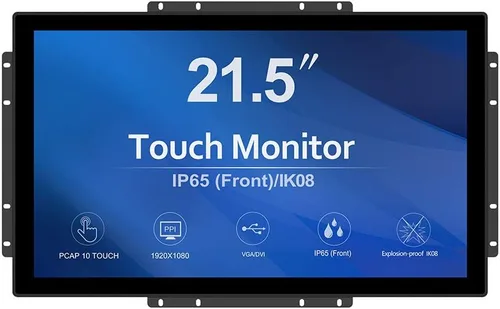 Miniatura 11 de GreenTouch Monitor táctil PCAP HDMI de 17,8 cm (7 pulgadas) con marco abierto de 1024x600 para mercados de consumo, venta minorista y hostelería
