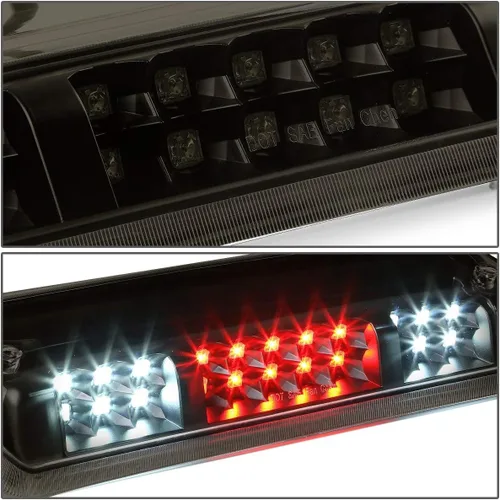 Miniatura 4 de Reemplazo de luz de freno trasera de tercera cola para Ford F-150 Lincoln Mark LT 2004 2005 2006 2007 2008, impermeable de doble fila LED de montaje