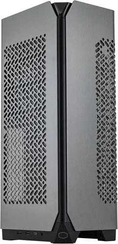 Cooler Master NCORE 100 MAX Carcasa PC Mini-ITX|AIO|PSU Lista, AIO Personalizada de 120mm Incluida, V850W SFX Gold PCIe 5.0 PSU, Diseñado para