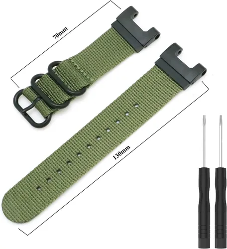 Miniatura 4 de Correa de repuesto de nailon compatible con Huami Amazfit T-Rex A1918 Smartwatch