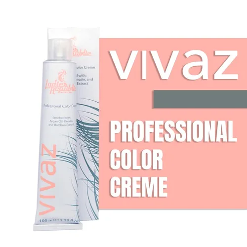Miniatura 2 de Ladies Republic VIVAZ - Tinte en crema para el cabello, 3.38 onzas líquidas, tinte permanente para el cabello con aceite de argán, queratina
