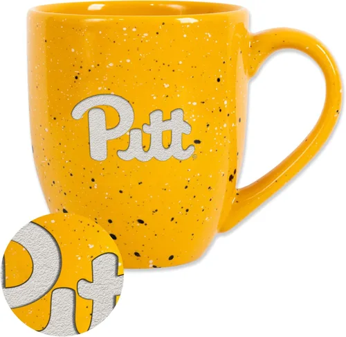 Miniatura 482 de Rico Industries NCAA Virginia Tech Hokies Maroon - Taza de café de cerámica grabada con láser, color del equipo, 16 onzas