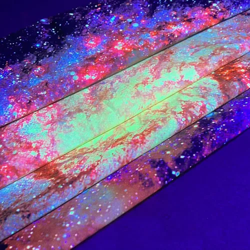 Miniatura 6 de PSYHILAR Tapiz de luz negra que brilla en la oscuridad UV del universo espacial Galaxy con luz negra para adultos (79 x 59 pulgadas)