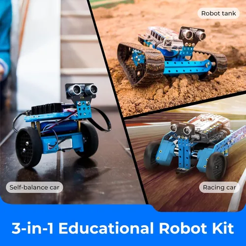Miniatura 9 de Set de robot educativo transformable mBot Ranger STEM de Makeblock, de bricolaje, kit de robot 3 en 1, Arduino, aprendizaje de código Scratch 2.0