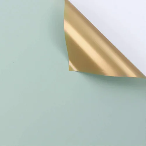 Miniatura 12 de BBJ WRAPS Papel de regalo de ramo de flores doradas, papel de regalo de flores impermeable, envolturas florales coreanas para arreglos florales
