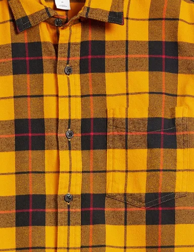 Miniatura 5 de Tienda Essentials - Camisa de franela para hombre, manga larga, de corte entallado